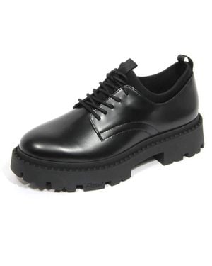 Ash Schoenen ,Zwart ,Leer Giant Zwarte Veterschoenen