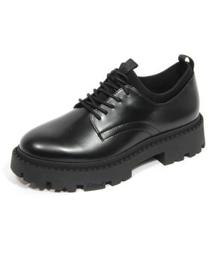 Ash Schoenen ,Zwart ,Leer Giant Zwarte Veterschoenen