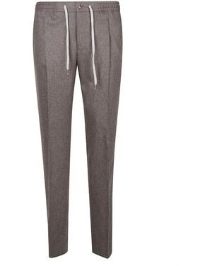 PT Torino Slim-Fit Trousers - Grey