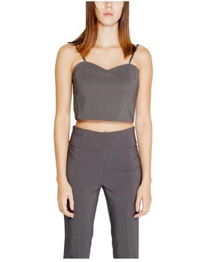Rinascimento Sleeveless Tops - Zwart