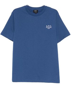 A.P.C. T-Shirts - Blue