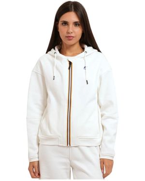 K-Way Lara Brushed Fleece Sweatshirt - Wit