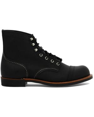 Red Wing Lace-Up Boots - Black