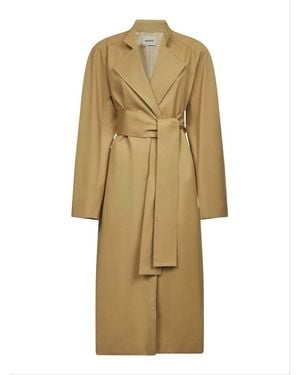 KHAITE Belted Coats - Neutro