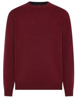 Sun 68 Round-Neck Knitwear - Rojo