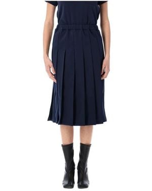 Comme des Garçons Midi Skirts - Bleu
