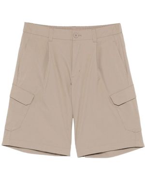 Herno Korte Broeken ,Polyester Polyester Cargo Shorts - Naturel
