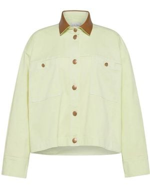 forte_forte Denim Jackets - Green