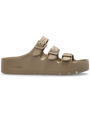 Birkenstock Sliders - Marrone