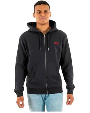 Superdry Zip-Throughs - Negro