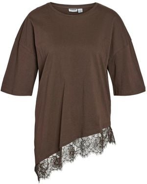 Noisy May Overhemden ,Bruin ,Blouses