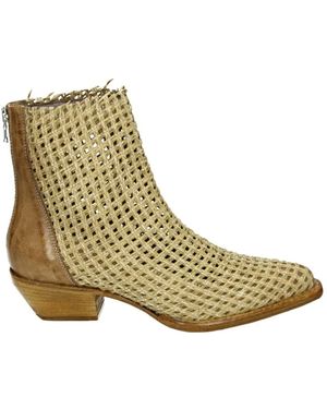 JP/DAVID Schoenen ,Leer 2216 Westernlaars - Naturel