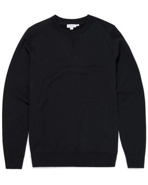 Sunspel Loopback Sweatshirt - Blau