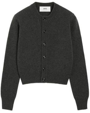 Ami Paris Cashmere Knitwear - Noir