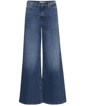 Ichi Wide Jeans - Blu
