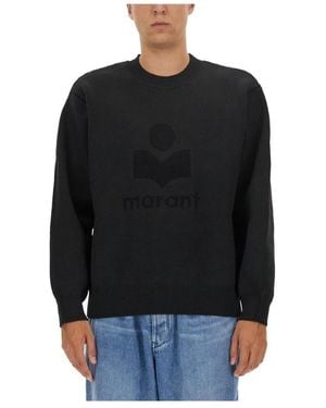 Isabel Marant Round-Neck Knitwear - Black