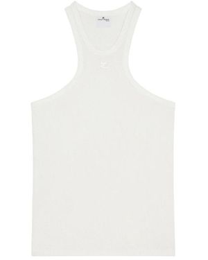 Courreges Sleeveless Tops - White