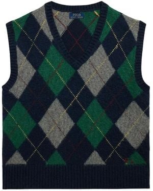 Ralph Lauren Sleeveless Knitwear - Vert