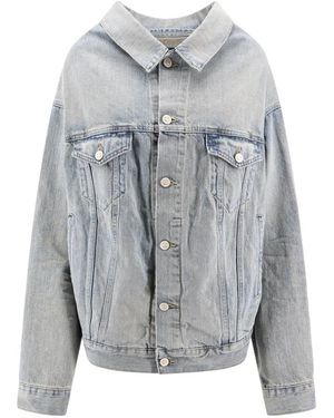 Balenciaga Denim Jackets - Grey