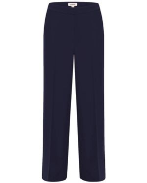 Soaked In Luxury Straight Trousers - Bleu
