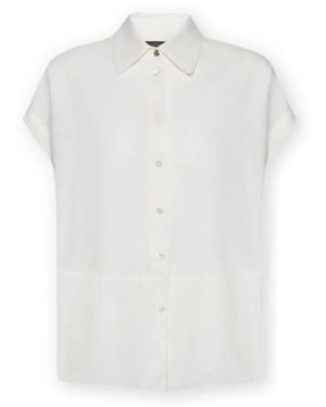 Elena Miro Katoenen Zomer Shirt - Wit