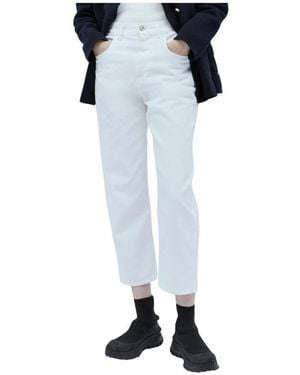 Moncler Cropped Jeans - Blue
