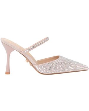Twentyfourhaitch Heeled Mules - Weiß
