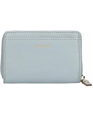 LouLou Essentiels Accessoires ,Blauw ,Leer Petite Emilie Kleine Portemonnee