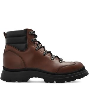 Hogan Lace-Up Boots - Marrón