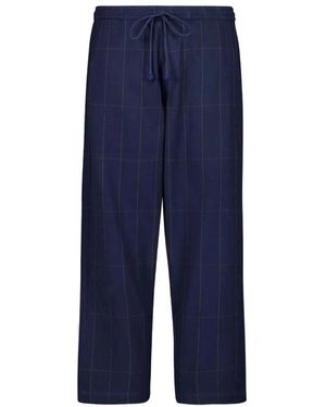 BAZISZT Straight Trousers - Blue