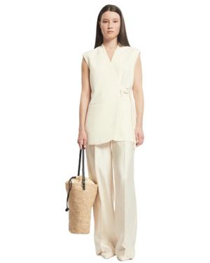 ONE & OTHER Broeken ,Wit ,Spandex Camille Pant - Naturel