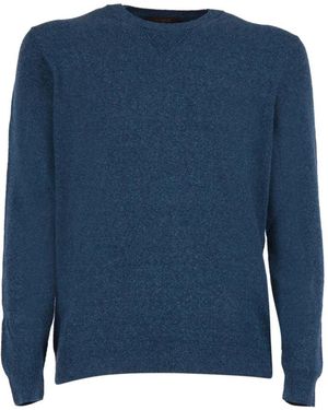 Slowear Giro Felpa Ml - Blauw