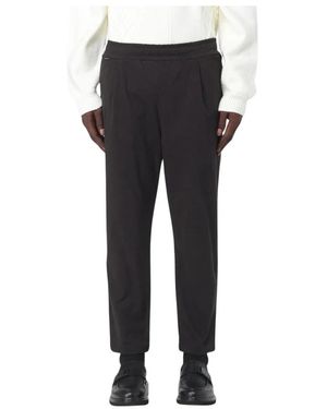 FAMILY FIRST Straight Trousers - Nero