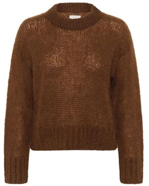 Part Two Round-Neck Knitwear - Brown