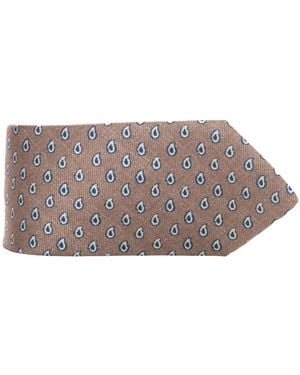 Kiton Flower Fantasy Krawatte - Grau