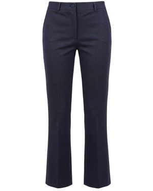 Jucca Broeken ,Blauw ,Katoen Geknipte Broek