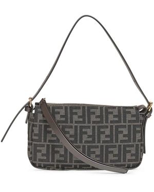 Fendi Tassen ,Bruin ,Katoen Tassen - Grijs