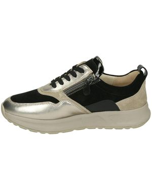 Sioux Schoenen ,Veelkleurig ,Leer Sunivla-702-J Sneaker - Zwart