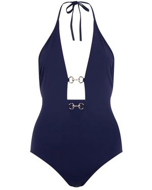 Gucci Badpak Uit Één Stuk - Blauw