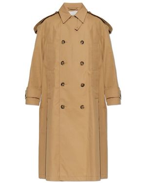 Ami Paris Jassen ,Katoen Double-Breasted Coat - Naturel