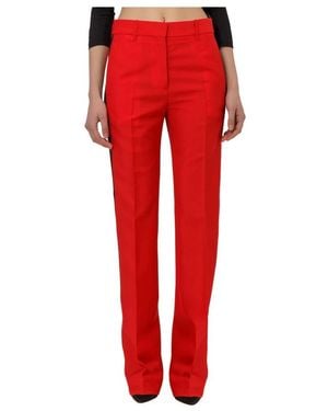 Calvin Klein Straight Pants - Red