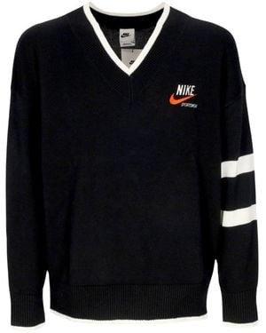 Nike Leichter v-ausschnitt sportswear pullover - Blau