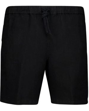 120% Lino Casual Shorts - Black