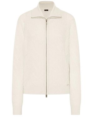 Kiton Luxuriöse Strick Bomberjacke - Natur