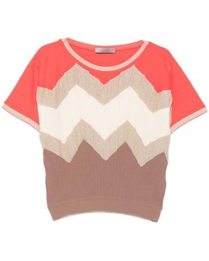 D.exterior Tops ,Veelkleurig ,Round-Neck Truien - Roze