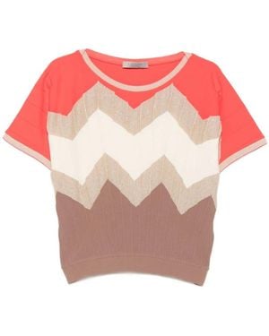 D.exterior Tops ,Veelkleurig ,Round-Neck Truien - Roze