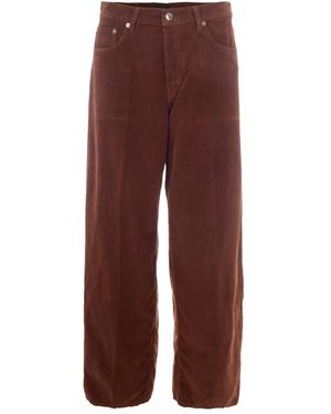 Haikure Straight Trousers - Marron