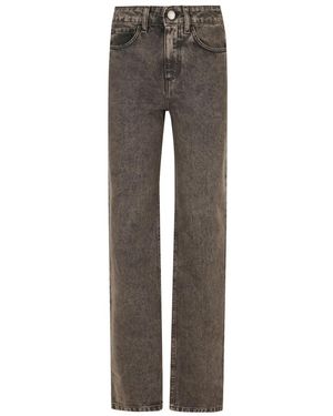 FEDERICA TOSI Straight Fit Jeans - Grey