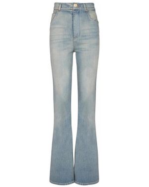 Balmain Flared Jeans - Azul