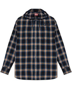 DIESEL Casual Shirts - Blu